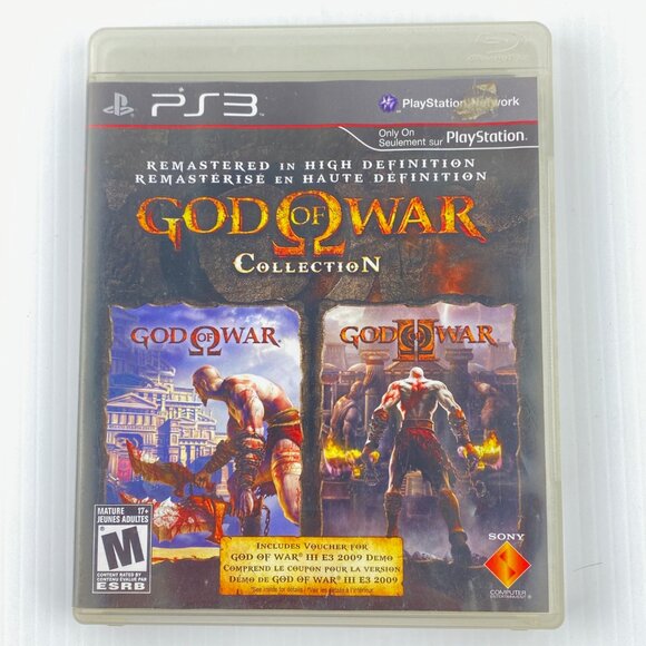 God of War Collection PS3 Video Game 2009 Case Booklet Disc Rated Mature - Picture 1 of 8